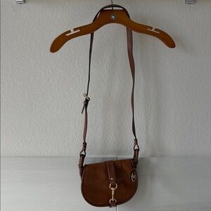Michael Kors Tan Leather Crossbody Bag